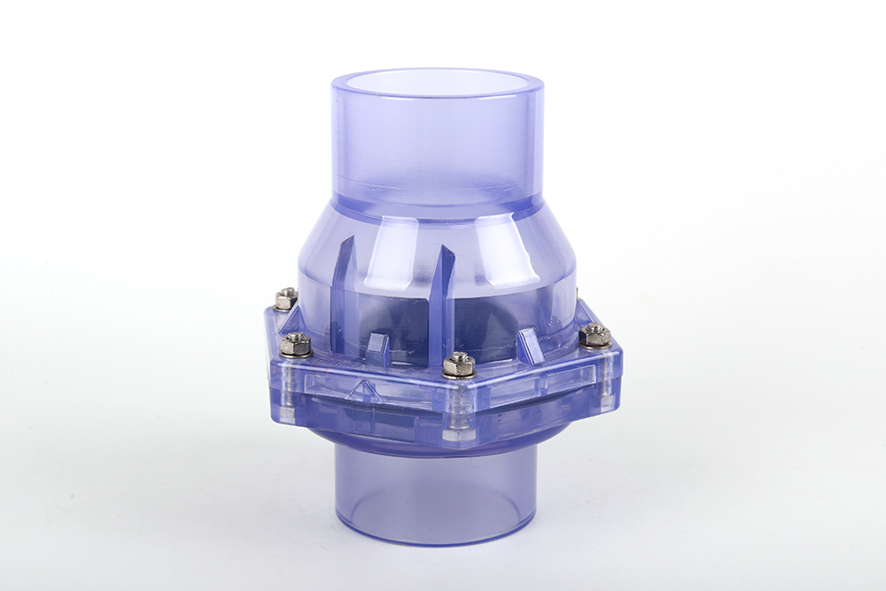 新宾透明翻板式止回阀